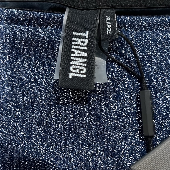 NWT Triangl Riverside Sparkle High waist bikini bottom size XL - Picture 3 of 3